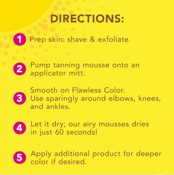 Jergens Natural Glow Instant Sun Sunless Tanning Mousse, Body Self Tanner, Ultra Deep Bronze, 6 oz - Image 5