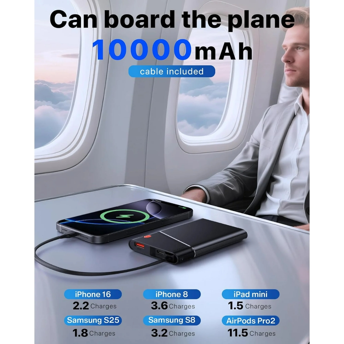 Portable Charger Power Bank, 10000mAh 22.5W PD Fast Charging - Image 4