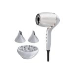 Remington PROLUXE HydraCare Hair Dryer with Diffuser, Pearl White/Gray, 1875 Watts