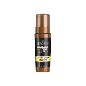 Jergens Natural Glow Instant Sun Body Mousse, Ultra Deep Bronze, 6 Oz